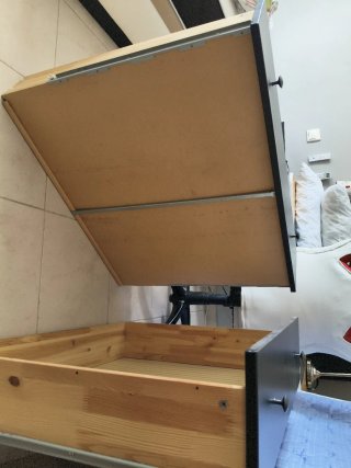 Cajones para Cama IKEA Hemnes Negros