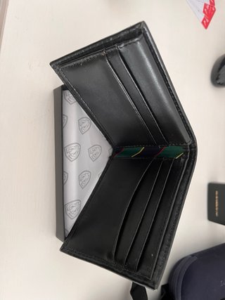 Cartera de Piel Negra Tommy Hilfiger