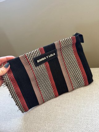 Bolso de mano Bimba y Lola rayas