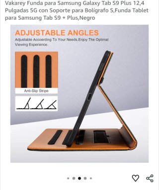 Funda Samsung Galaxy Tab S9 Plus Negro