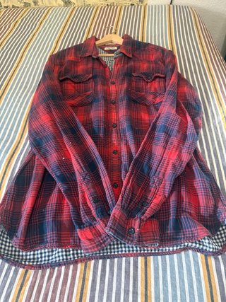 Camisa de franela a cuadros