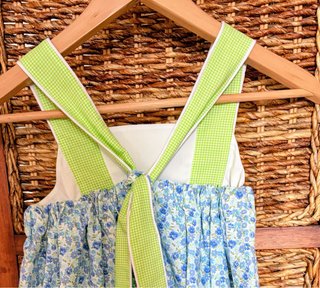 Vestido niña hecho a mano talla 7