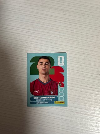Cromo Cristiano Ronaldo Qatar 2022 Panini