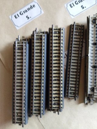 Lote de 25 vías MARKLIN