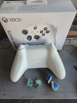 Mando Xbox Series X|S sticks TMR k-silver magnétic