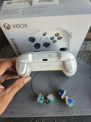 Mando Xbox Series X|S sticks TMR k-silver magnétic