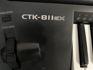Teclado Casio CTK-811 EX + soporte original + fund