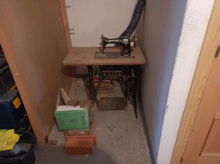 Máquina de coser Singer antigua