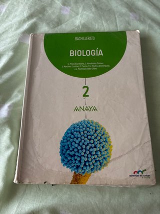 Biología, Bachillerato 2