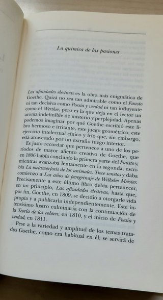 Las afinidades electivas Goethe Libro oportunidad