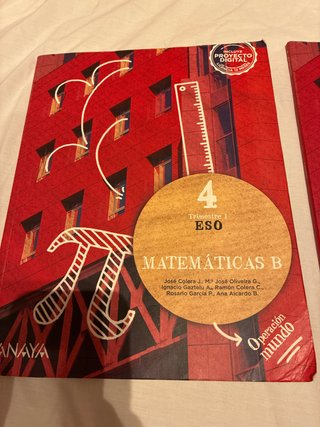 Matemáticas B. 4o de ESO. Primer trimestre