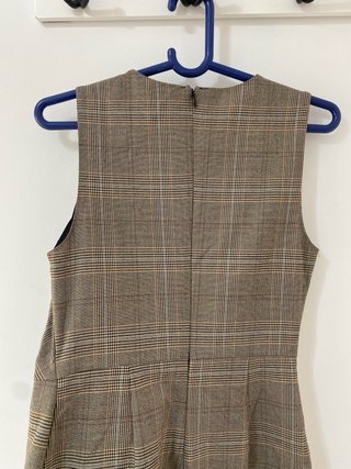 Vestido de cuadros Mango Talla S