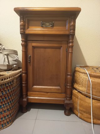 2 Mesilla de Noche Vintage de Madera