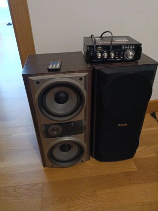 Kit de Sonido Amplificador y Altavoces