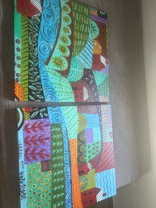2 Láminas Dibujos Abstractos