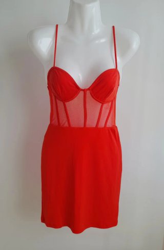 Vestido Rojo Ajustado