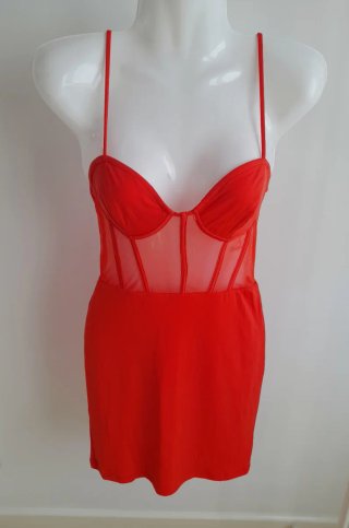 Vestido Rojo Ajustado