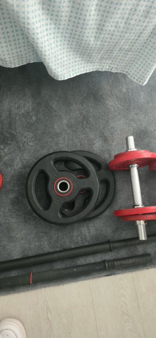Set de Entrenamiento con Pesas y Barras