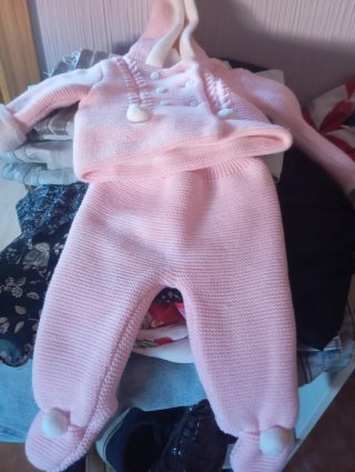 Conjunto bebé 3 meses rosa