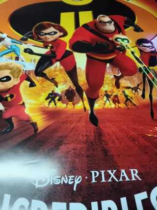 Póster Incredibles 2 Disney Pixar