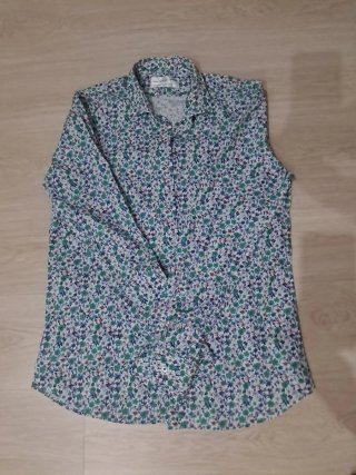 Camisa Maurice Le Corone Estampada Talla M