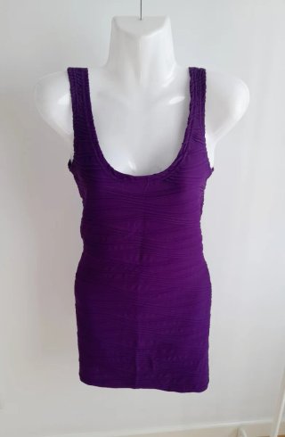 Vestido Morado de Tirantes