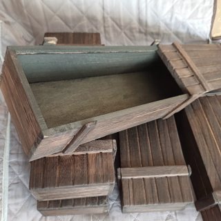 Set de 5 Cajas de Madera