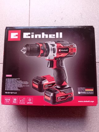Taladro Percutor Inalámbrico Einhell TE-CD 12/1
