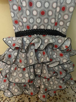 Traje de flamenca estampado