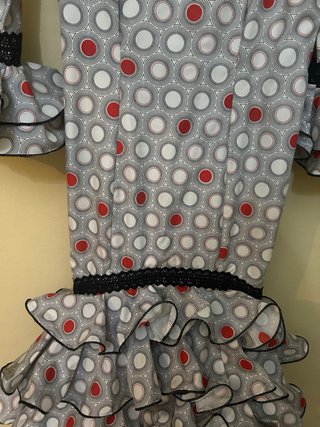 Traje de flamenca estampado