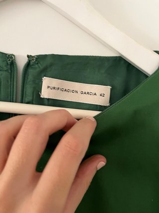 Vestido verde Purificación García