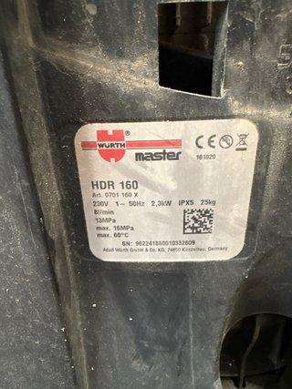 Hidrolimpiadora Wurth