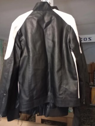 Chaqueta cuero PU mujer talla M