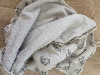 Set Neceser y Muselina Minicoton Rabbit