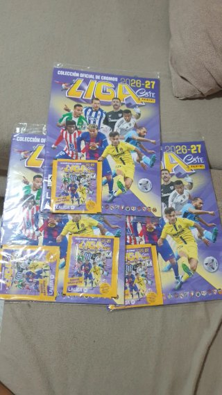 Álbum y Sobres Cromos LaLiga 2026-27 Panini