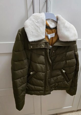 Parka Acolchado Verde Talla M