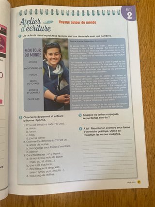 Club Parachute 3, méthode de français Cahier d'...