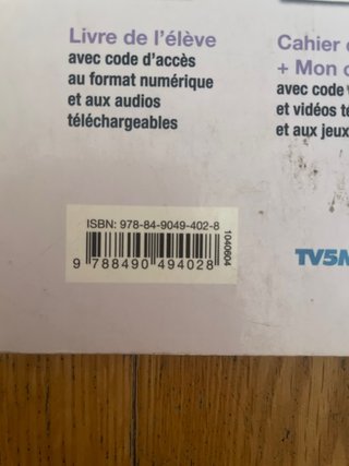 Club Parachute 3, méthode de français Cahier d'...