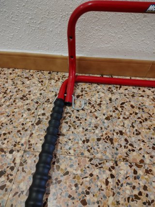 Soporte de Pared Plegable para 2 Bicicletas
