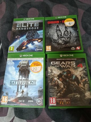 Pack 4 Juegos Xbox One