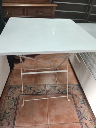 Mesa plegable Maisons du Monde blanca