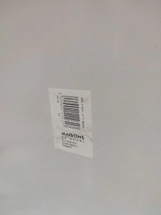 Mesa plegable Maisons du Monde blanca