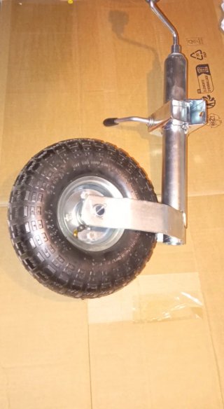 Rueda Jockey 48mm remolque caravana barco van