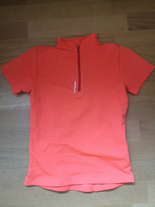Maillot Ciclismo Infantil Btwin Naranja