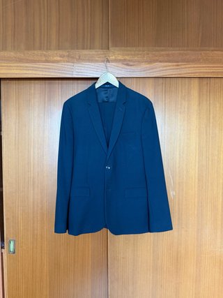 Traje Mango Azul Marino