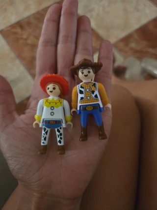 Muñecos Toy Story (Woody y Jessie)