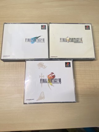 Pack Final Fantasy VII, VIII, IX - PS1 - Japonés