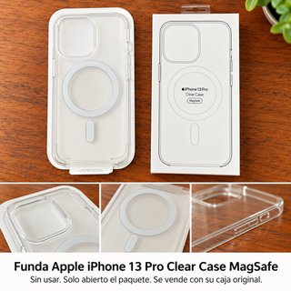 Funda Apple Clear Case con MagSafe iPhone 13 Pro
