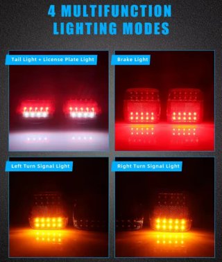 Luces LED remolque inalámbricas magnéticas