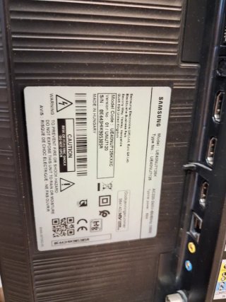 Televisión Samsung 40". Para reparar o repuesto.